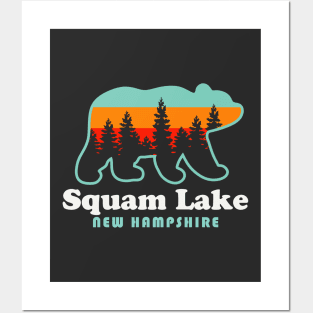 Squam Lake New Hampshire Camping White Mountains Posters and Art